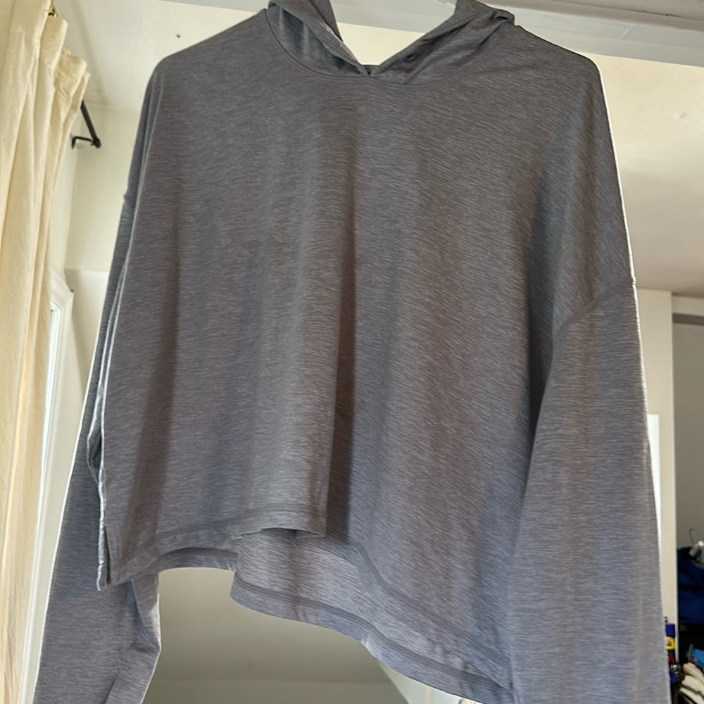 athleta cropped hoodie